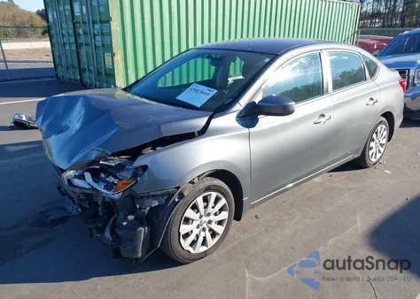 2019 Nissan Sentra S z USA, uszkodzony, nr VIN 3N1AB7AP1KY411678